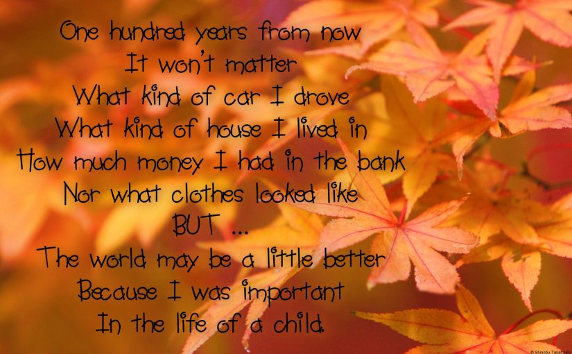 In The Life Of A Child