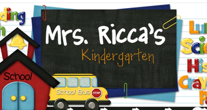 Mrs Riccas Kindergarten Resources