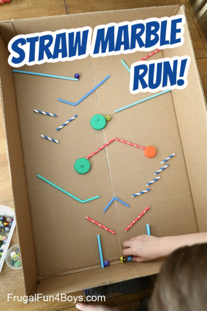 STEM Activity – Marble Run with Straws