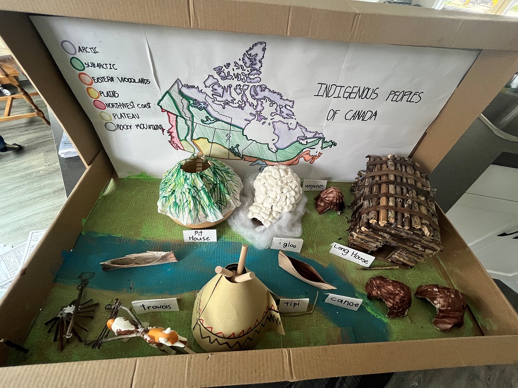 Indigenous Peoples of Canada Diorama