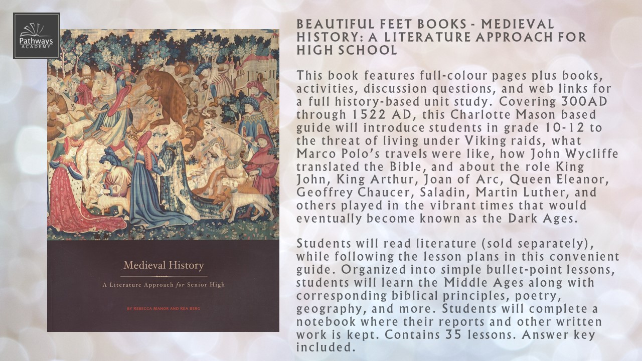 PAL Highlight – Beautiful Feet Books Medieval History