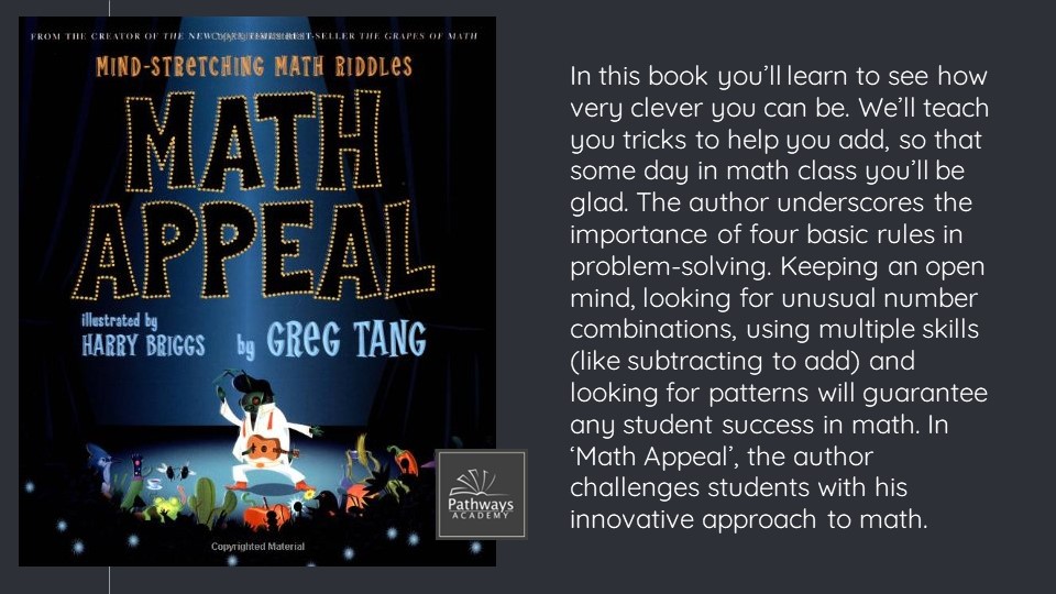 PAL Highlight – Mind-Stretching Math Riddles – Math Appeal