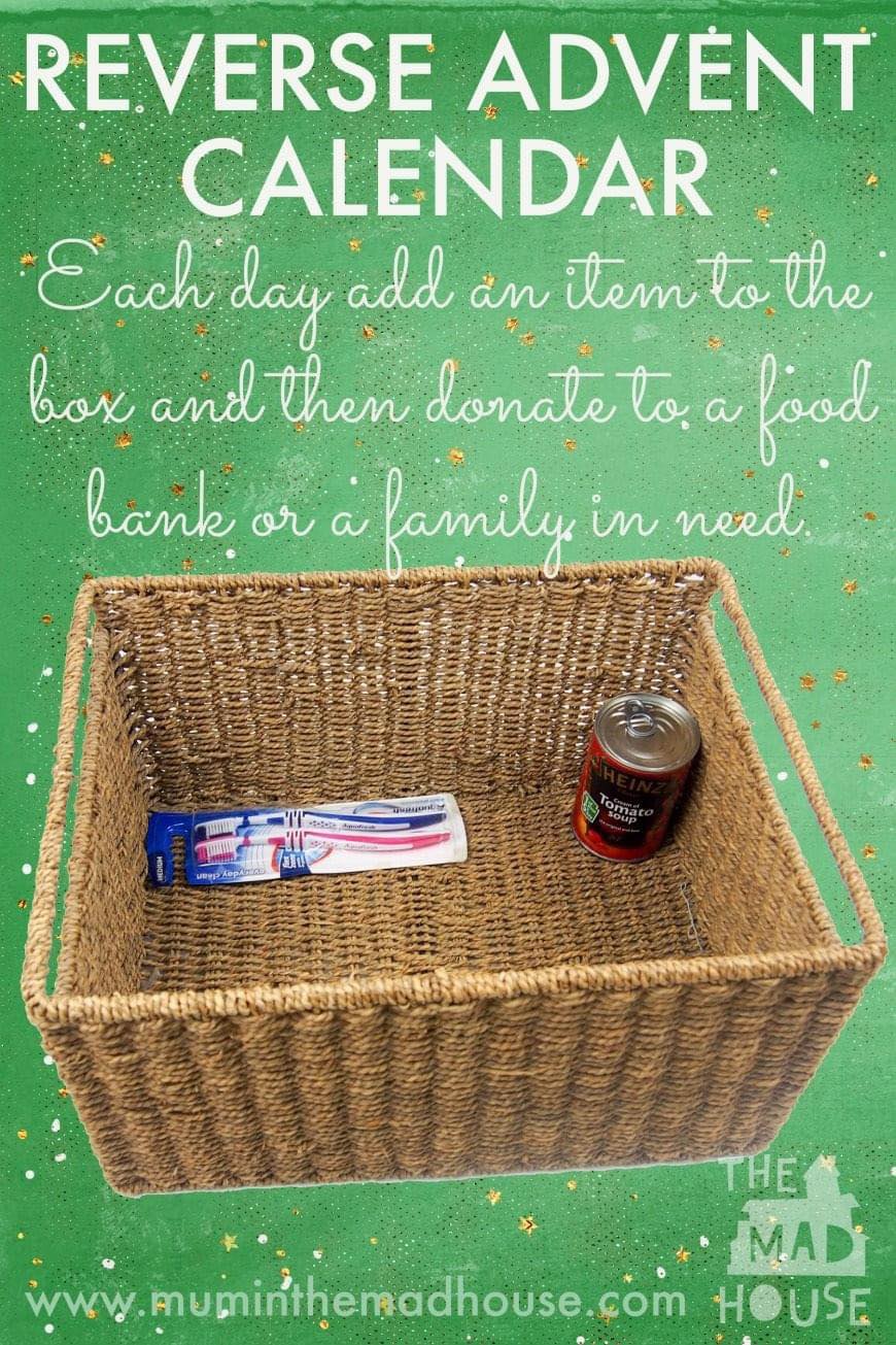 Reverse Advent Calendar