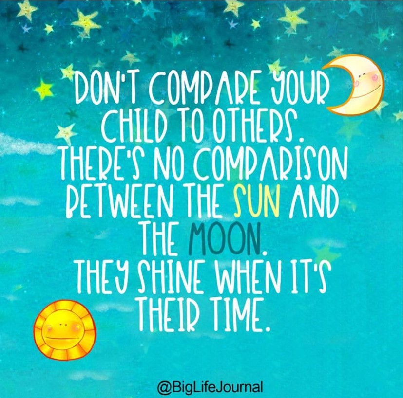 Don’t Compare Your Child to Others