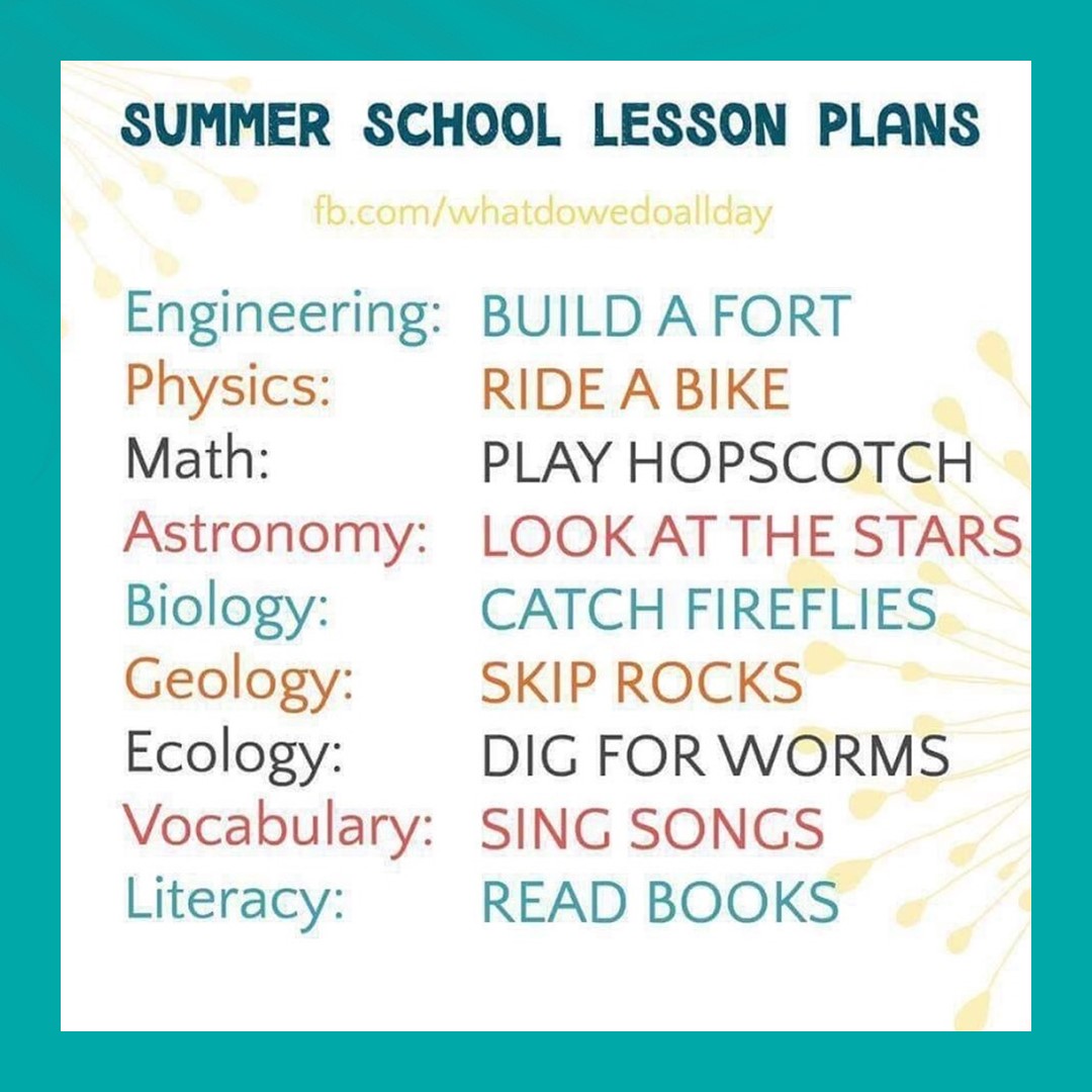 Summer School Lesson Plans