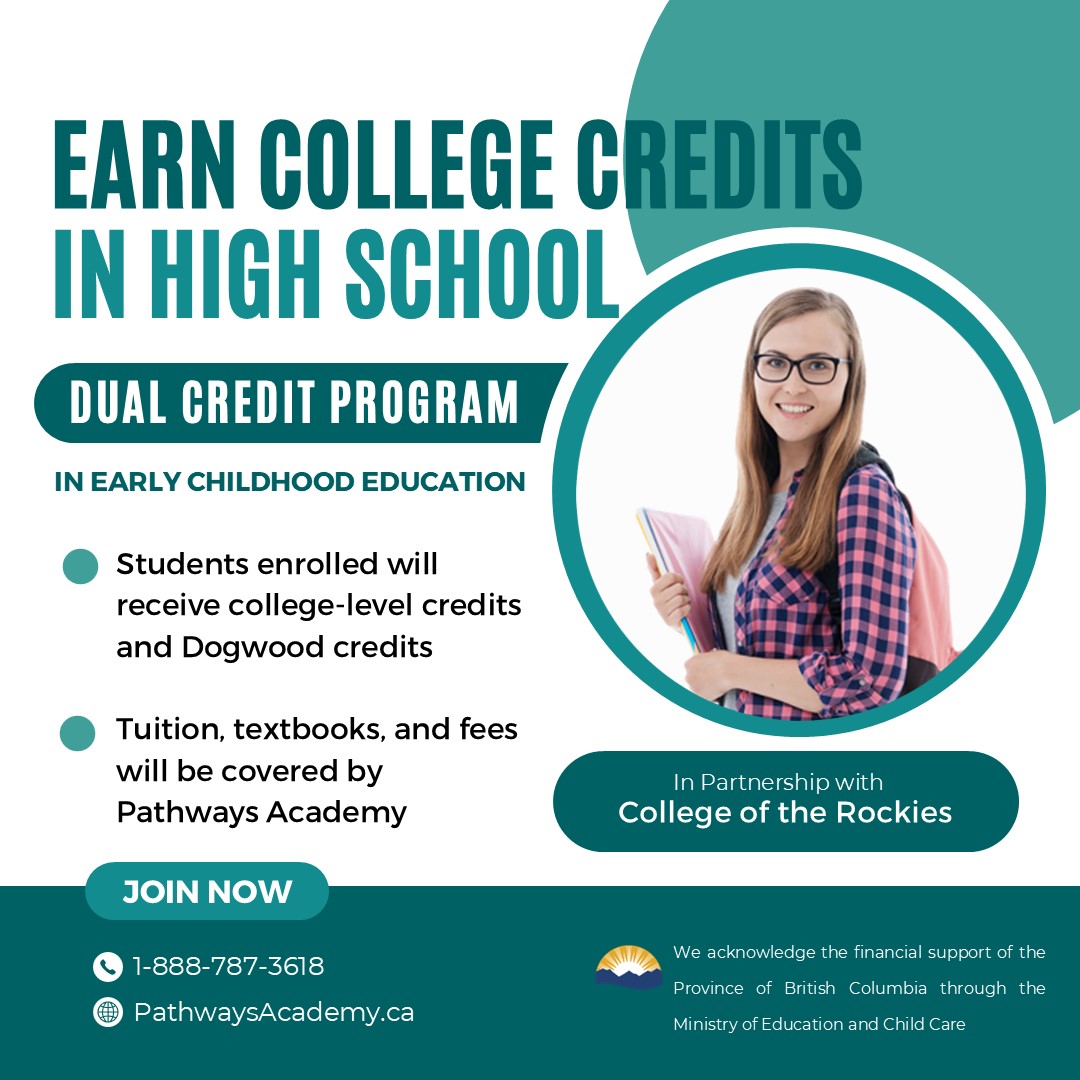 NEW! Early Childhood Education Dual Credits at Pathways