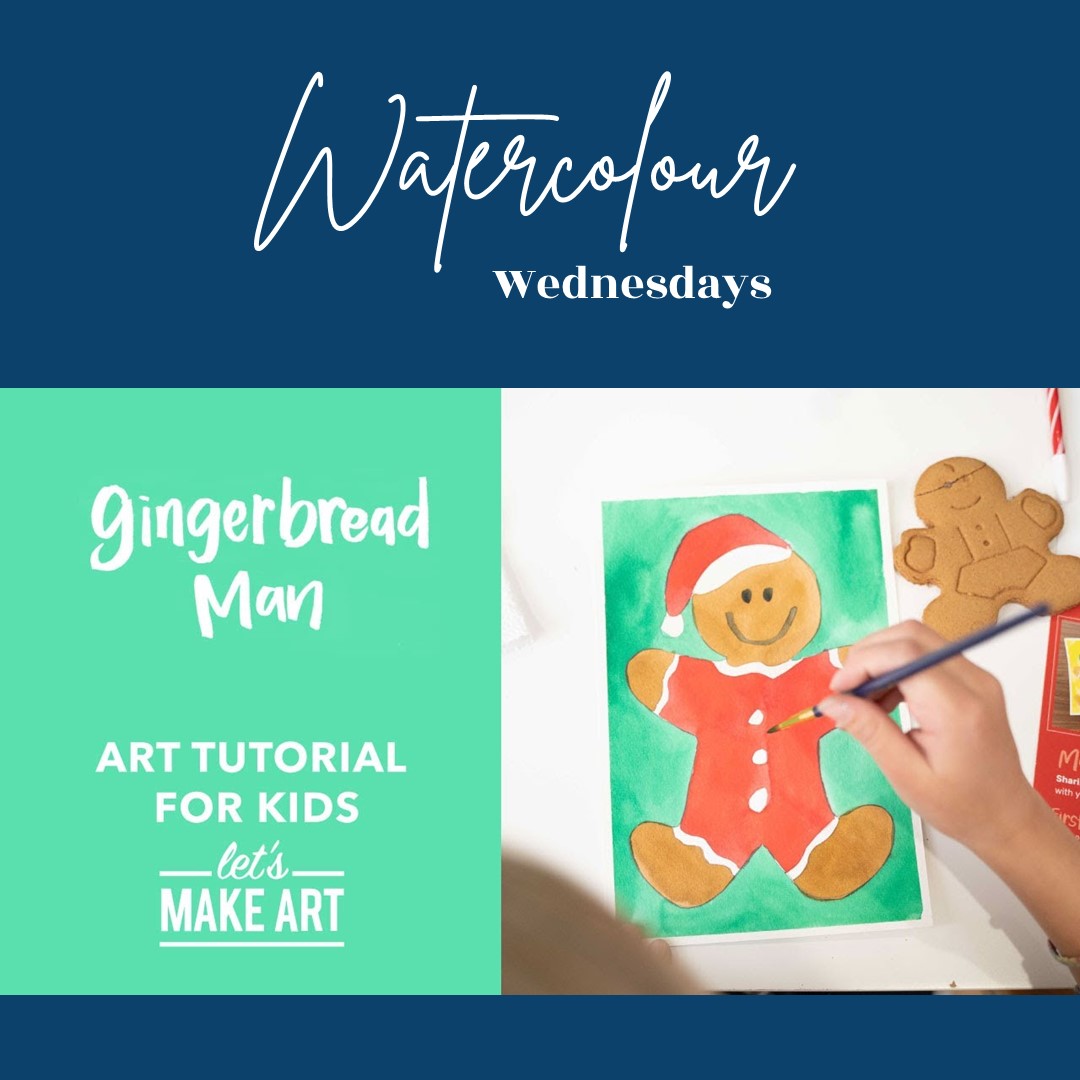 Watercolour Wednesday – Gingerbread Man