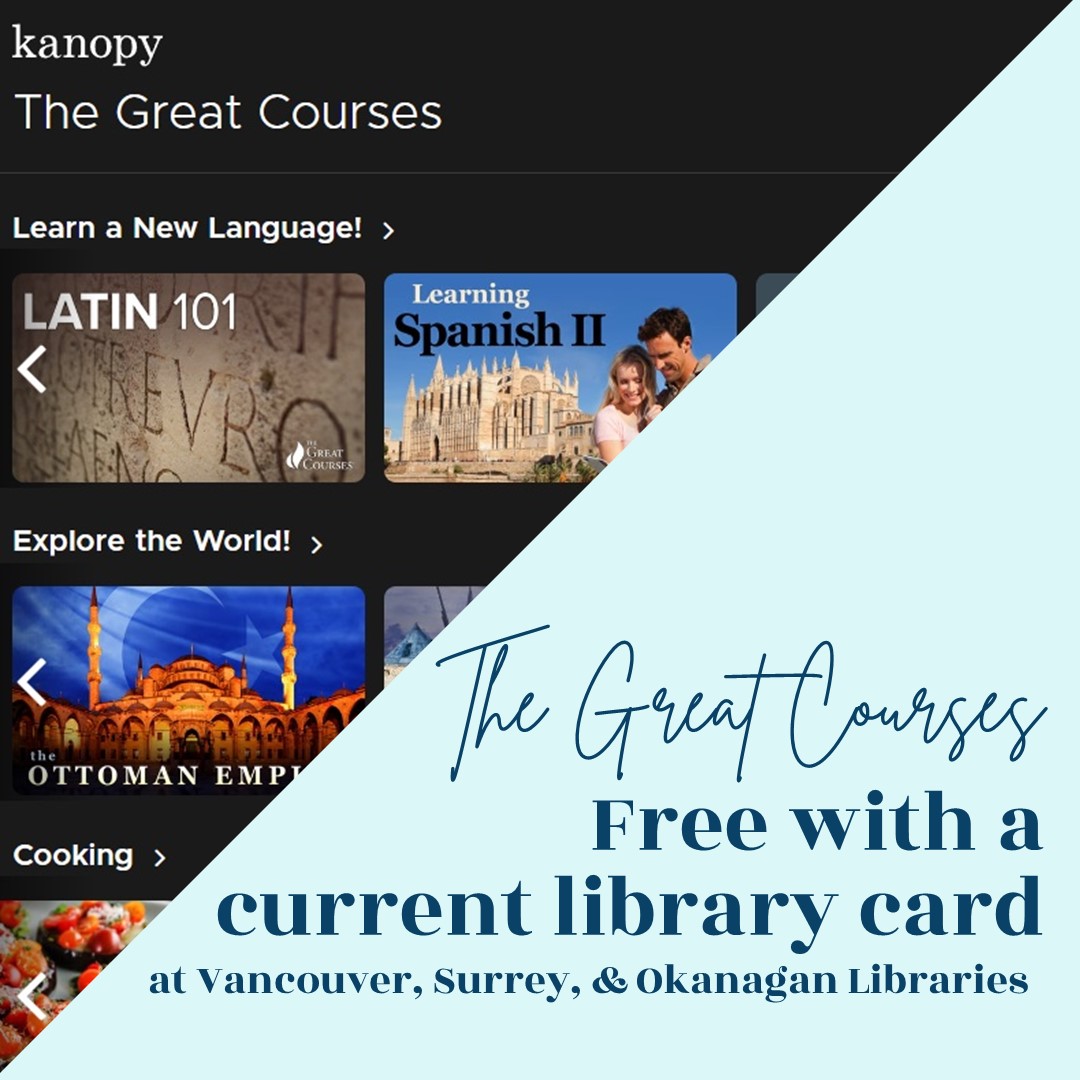 Kanopy – The Great Courses