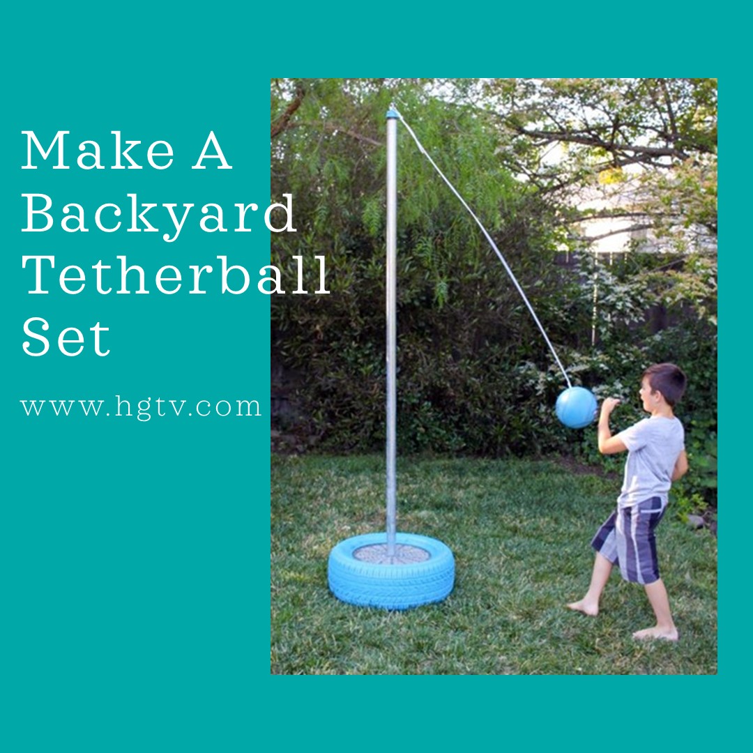 DIY Outdoor Tetherball Set