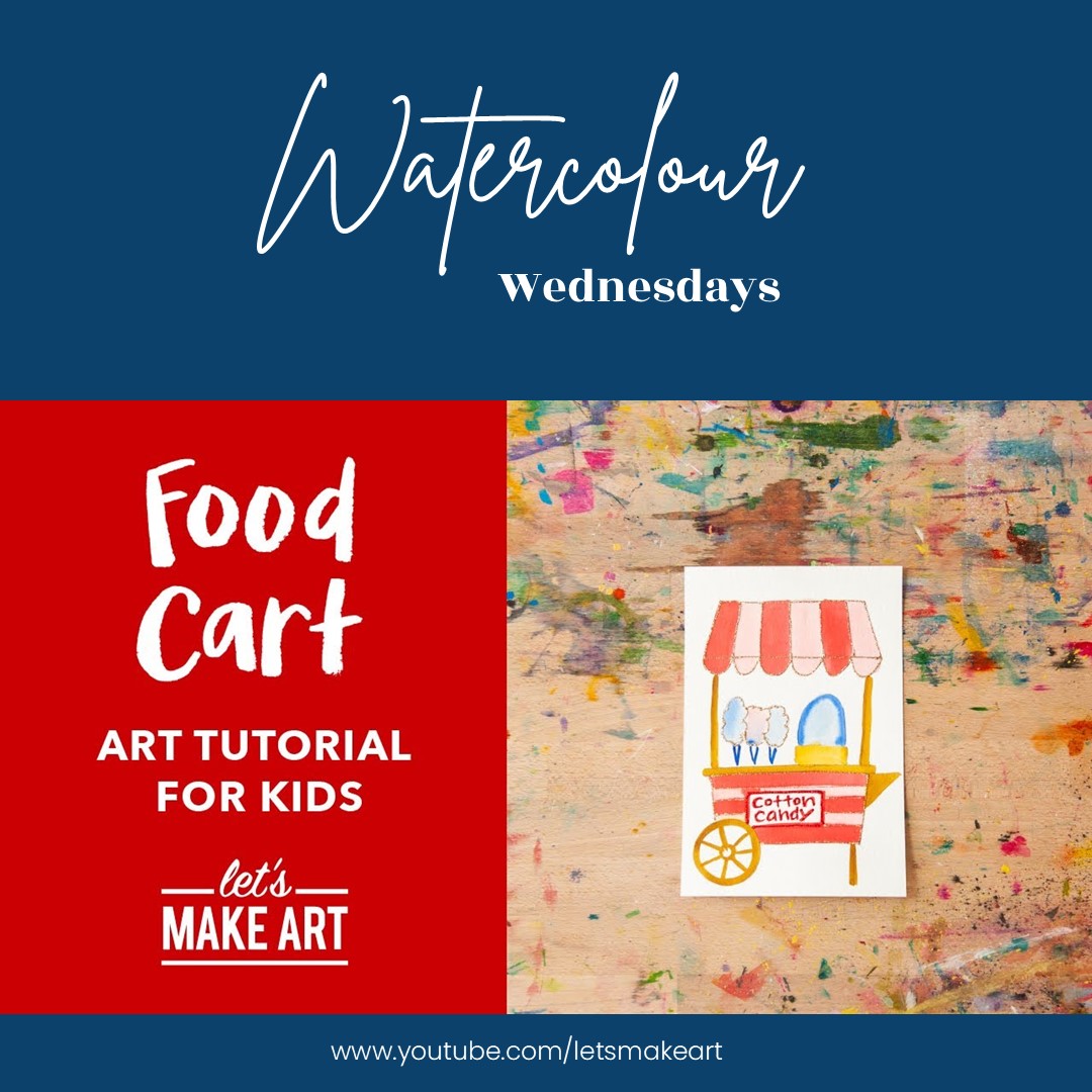 Watercolour Wednesday: Food Cart