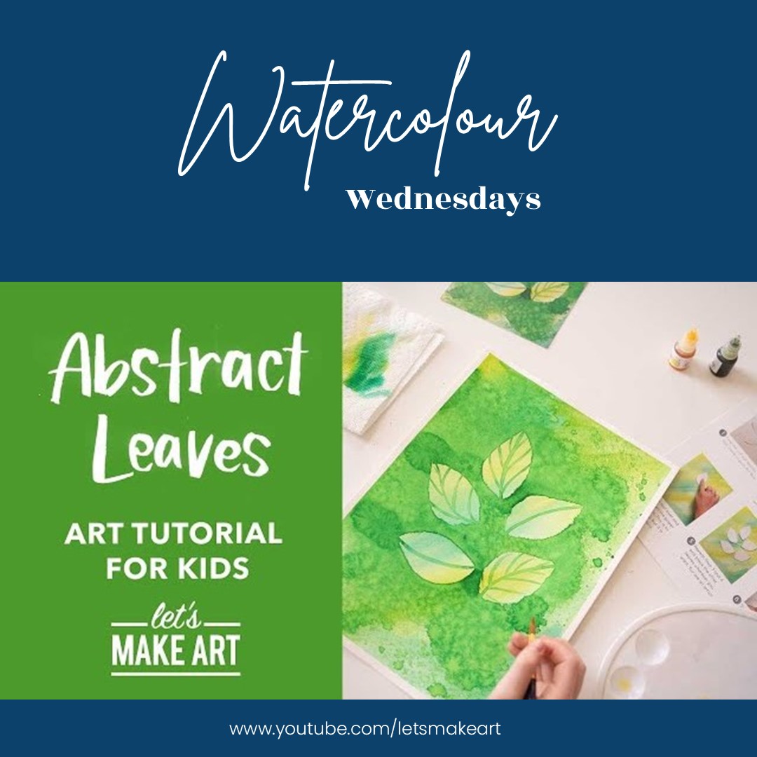 Watercolour Wednesday: Abstract Leaves